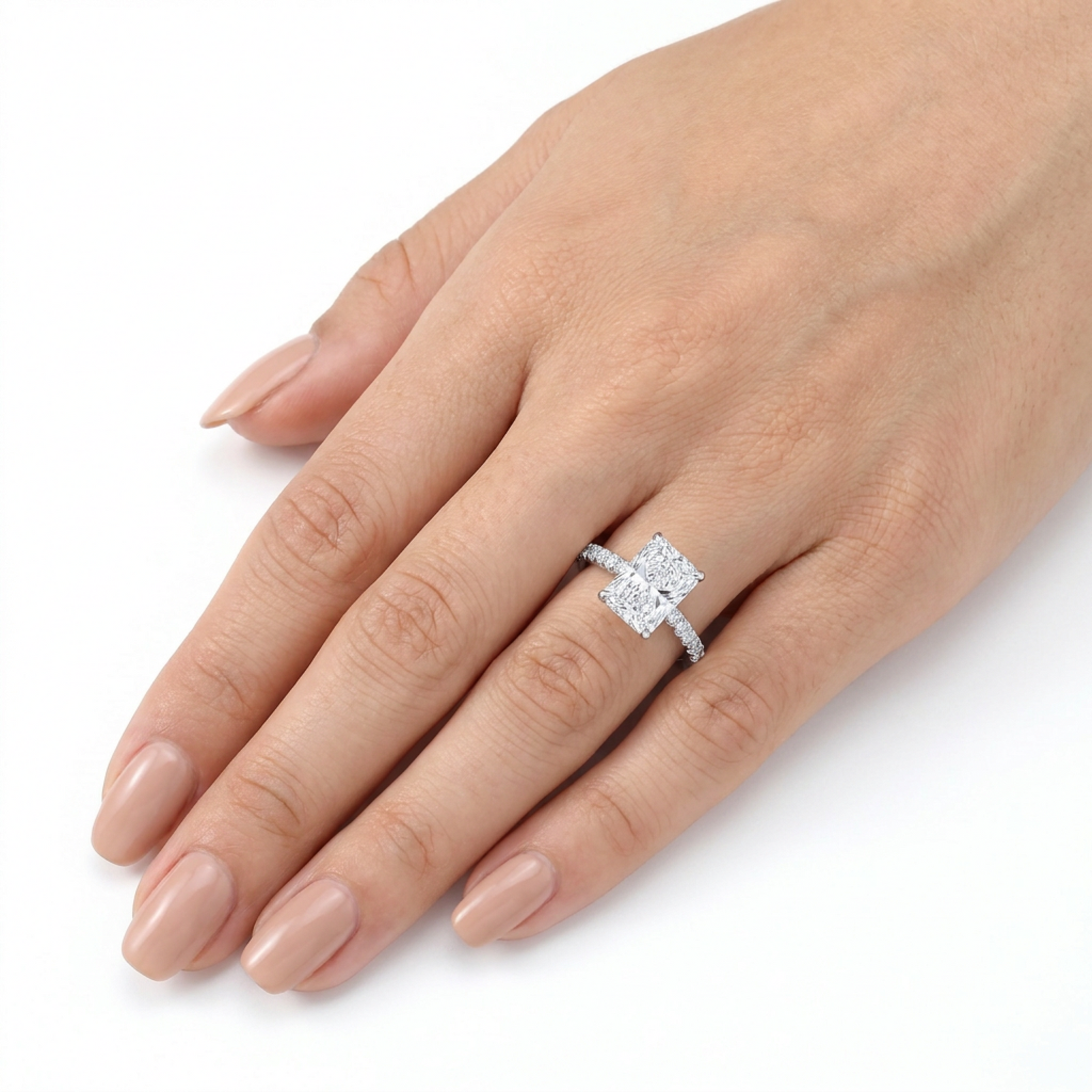 Lab Grown Solitaire Ring LGS166