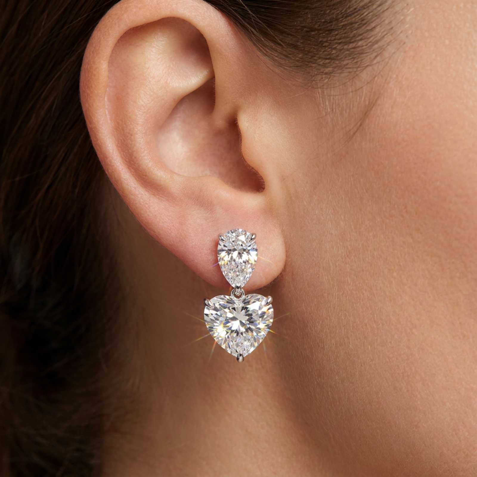 Lab Diamond Earring LDE148