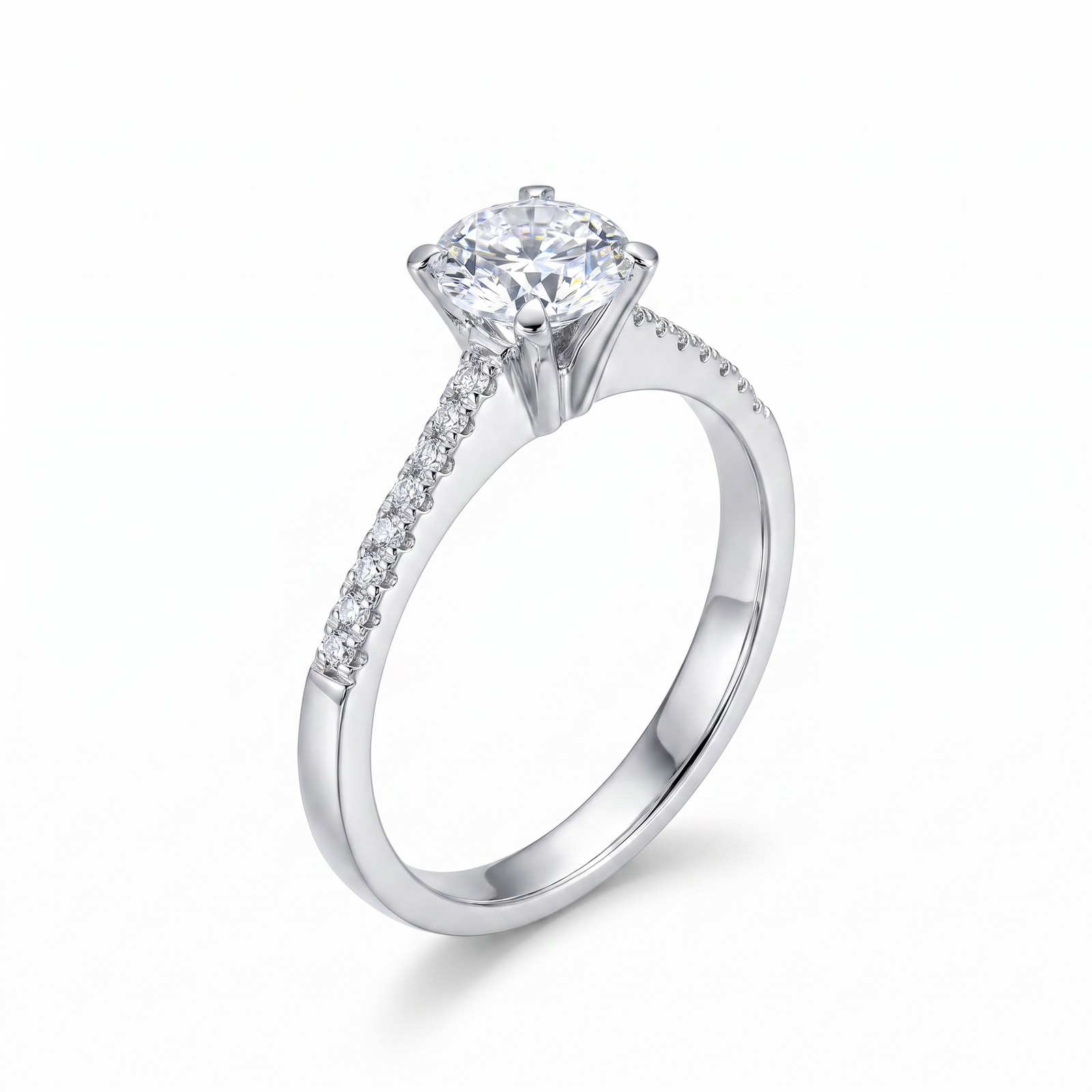 Lab Grown Solitaire Ring LGS155