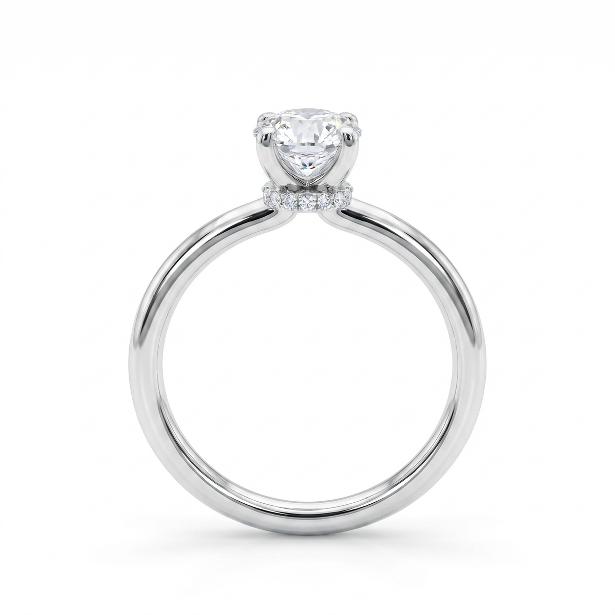 Lab Grown Solitaire Ring LGS171