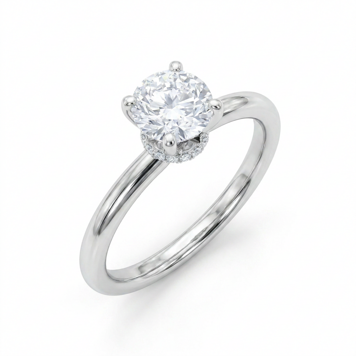 Lab Grown Solitaire Ring LGS171