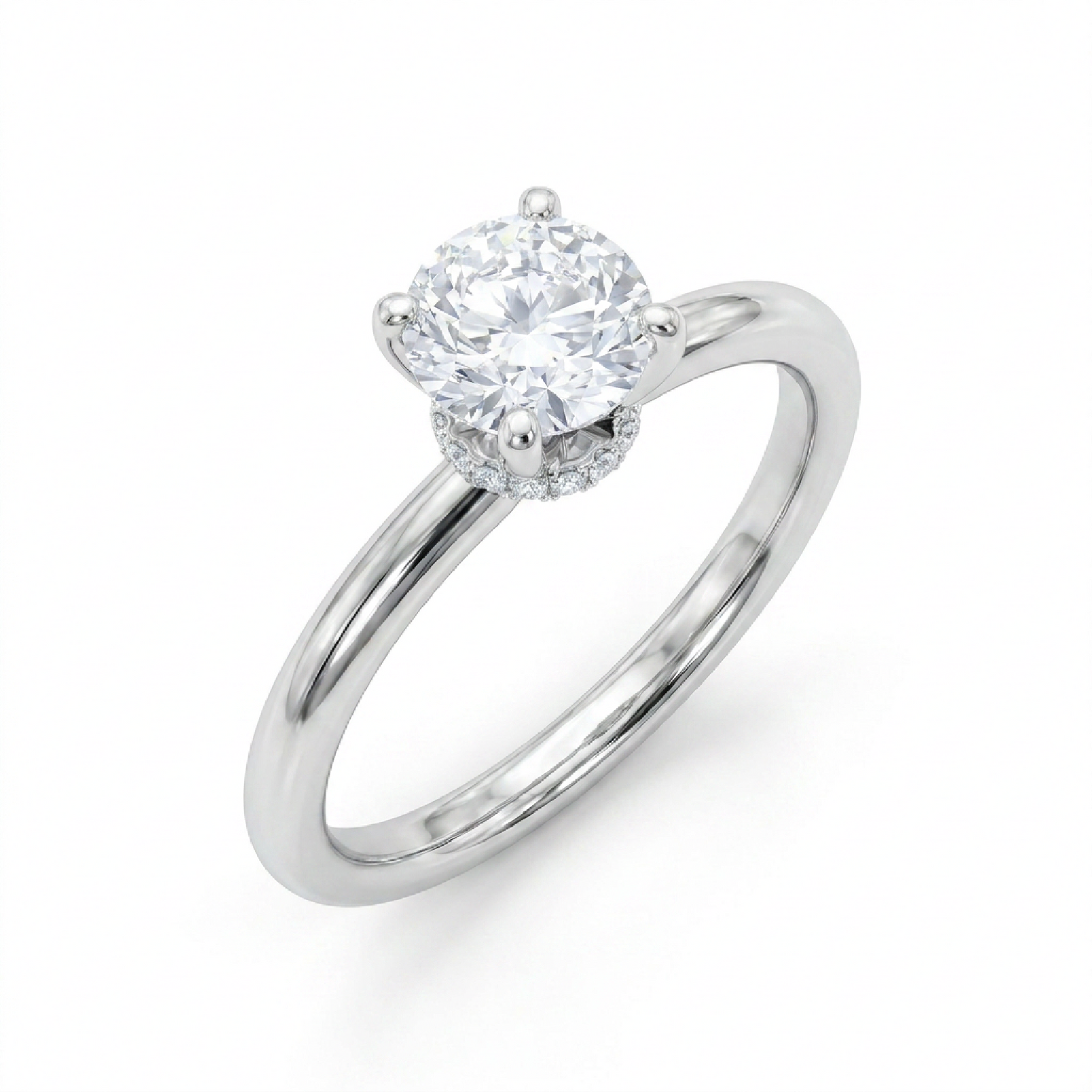 Lab Grown Solitaire Ring LGS171