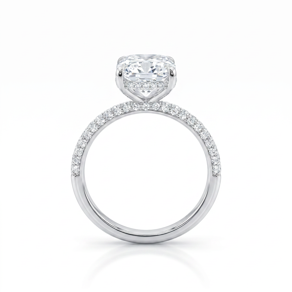 Lab Grown Solitaire Ring LGS166
