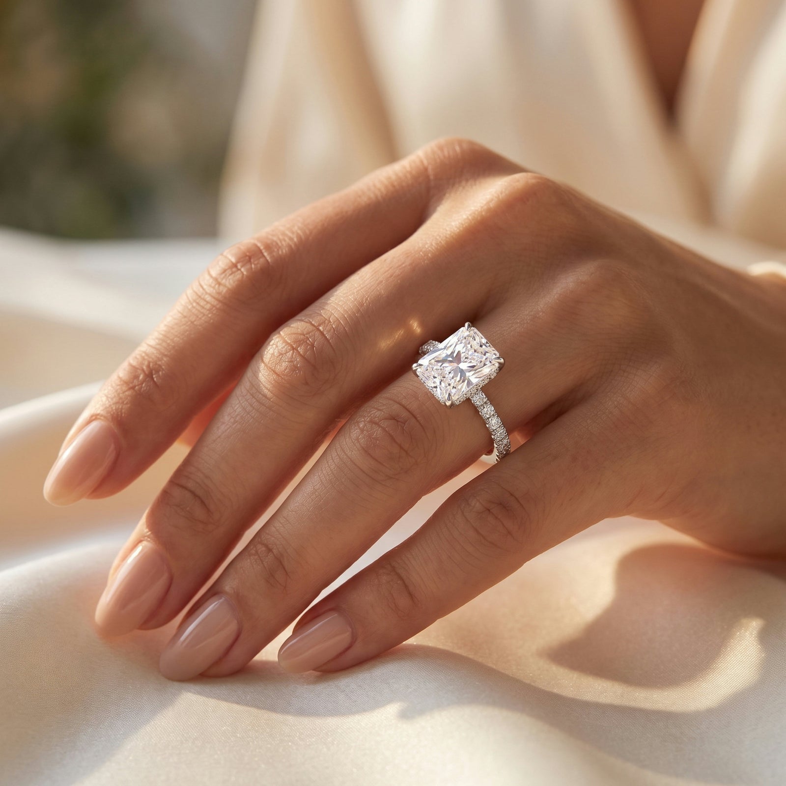 Lab Grown Solitaire Ring LGS197