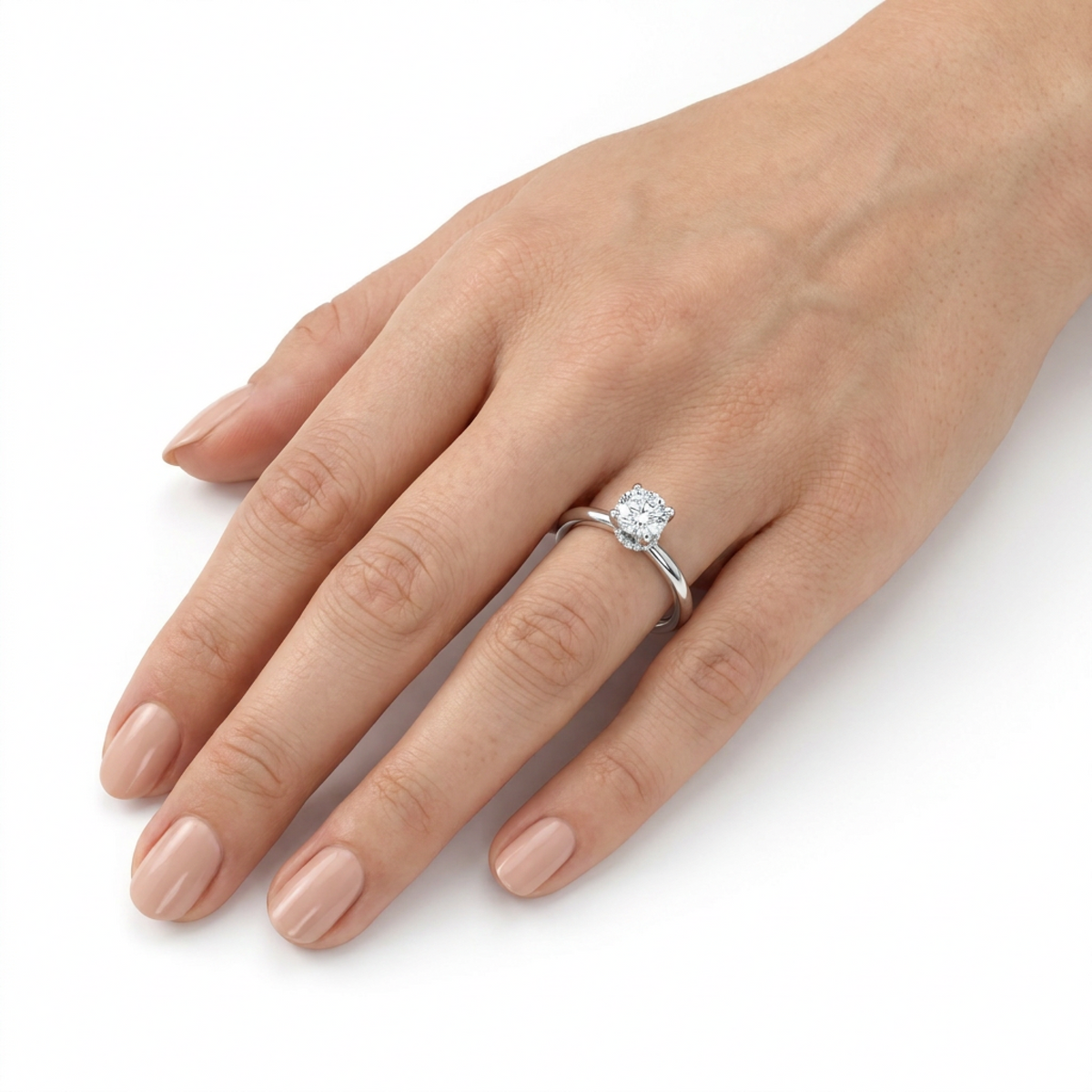 Lab Grown Solitaire Ring LGS171