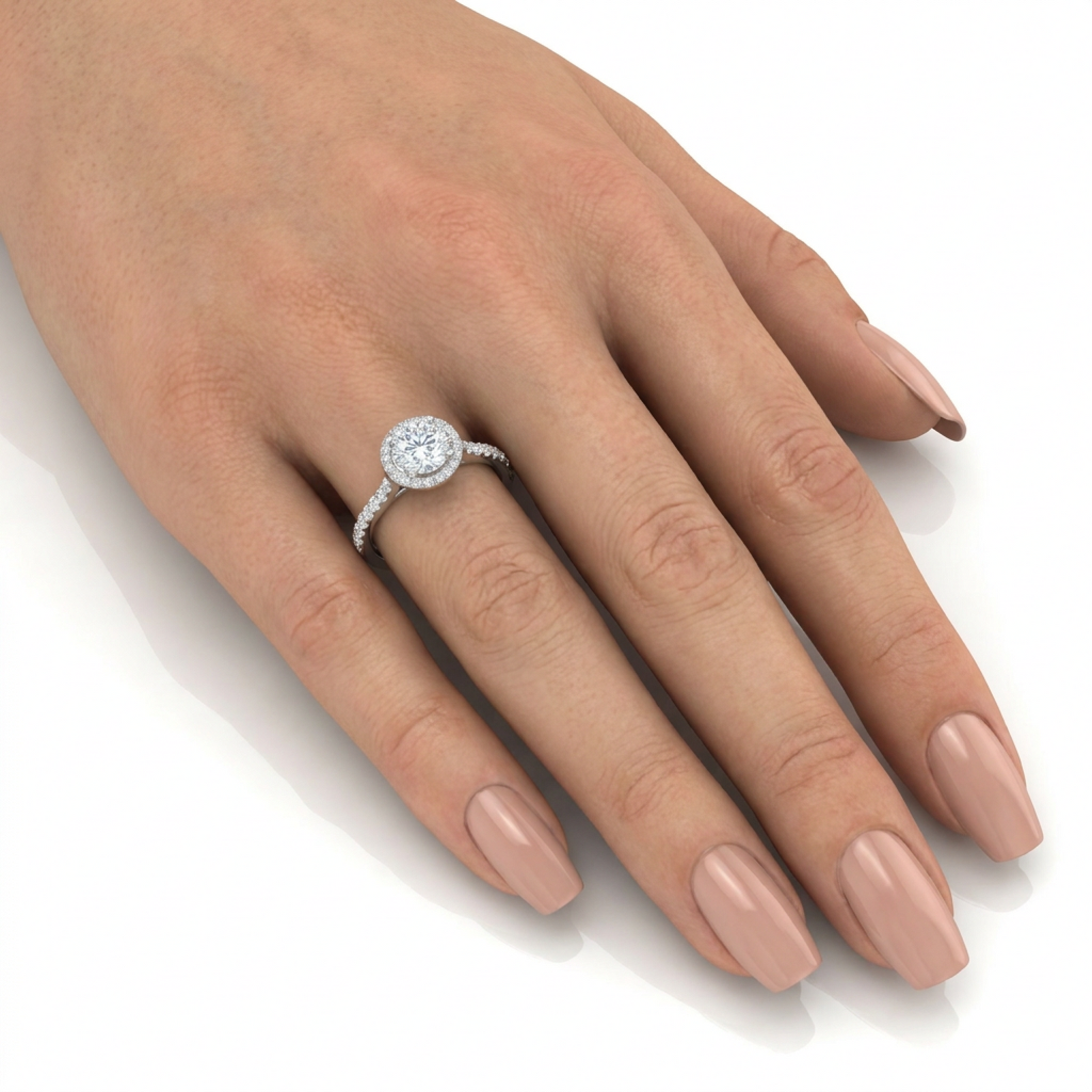 Diamond Solitaire Ring DSL156