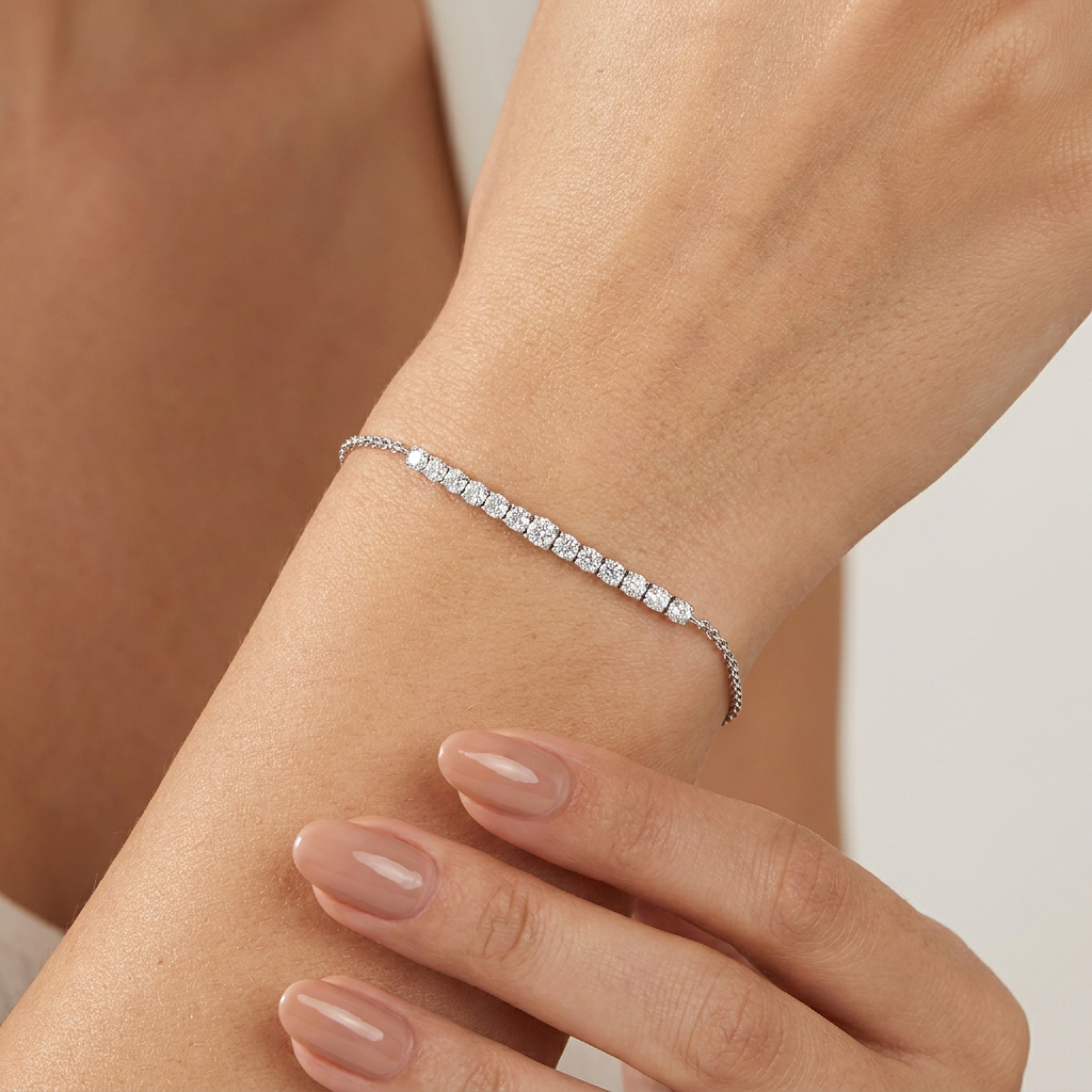 Lab Diamond Bracelet LDB121