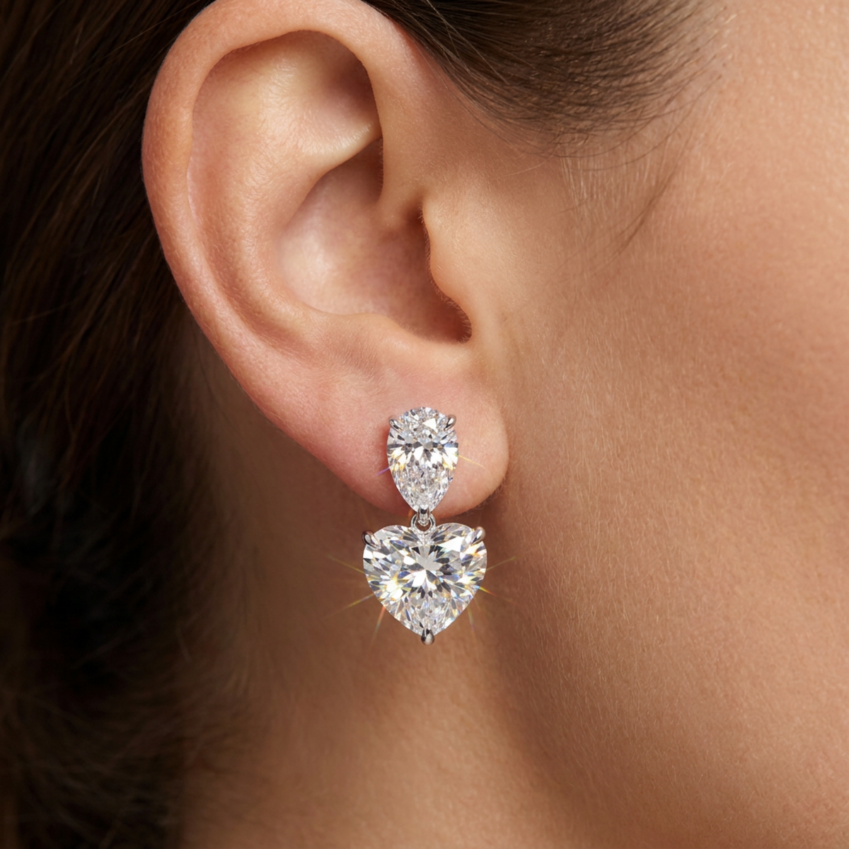 Lab Diamond Earring LDE148