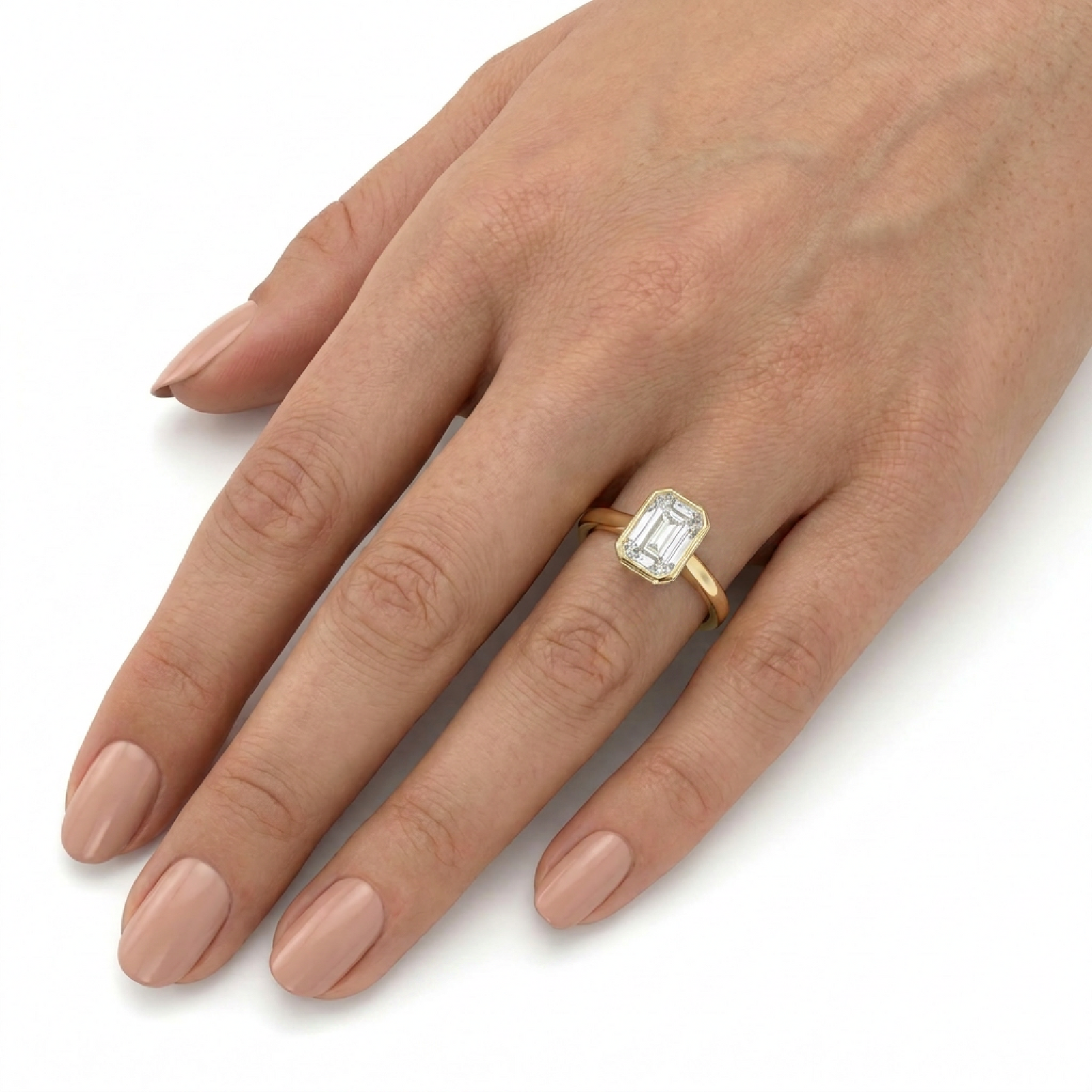 Lab Grown Solitaire Ring LGS185