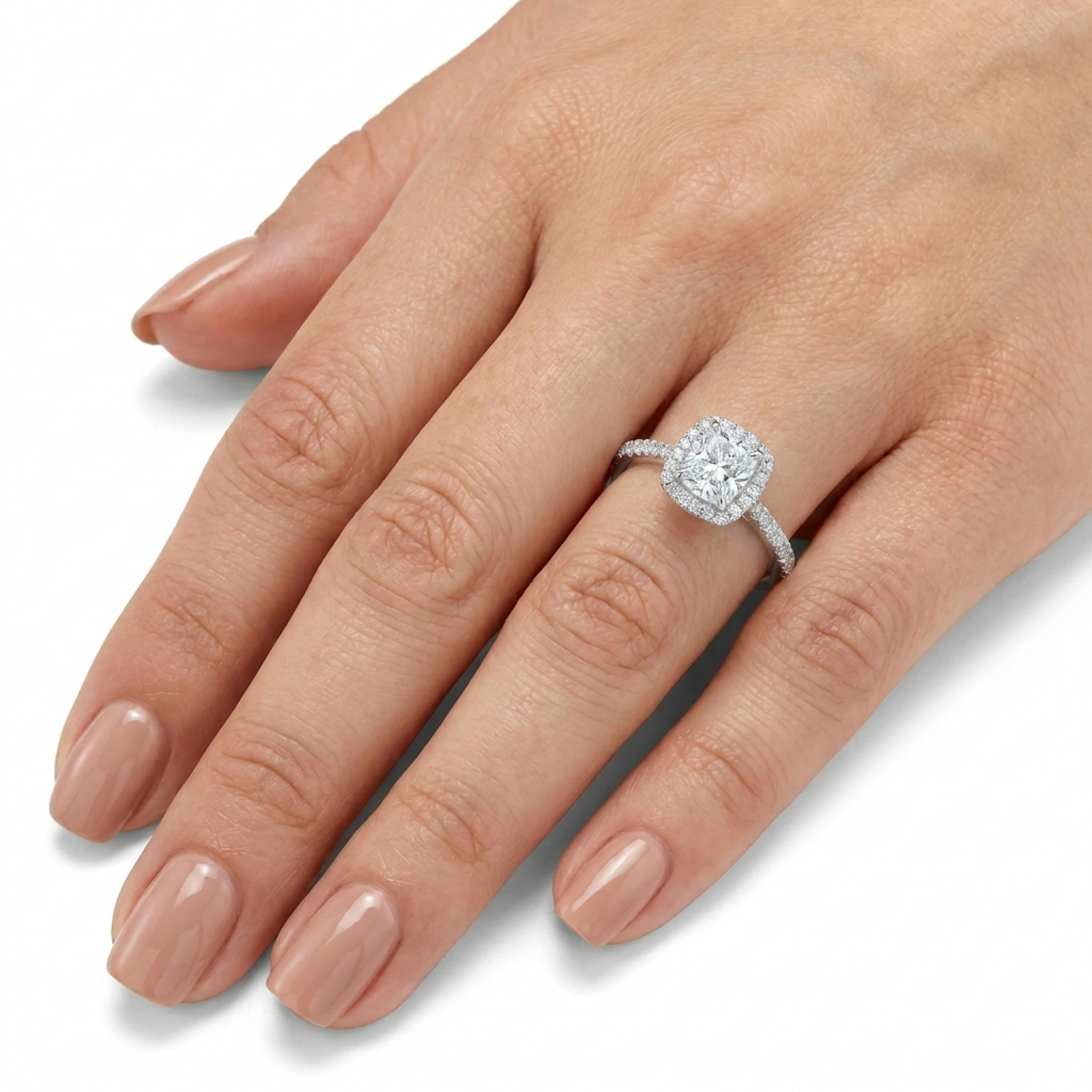 Lab Grown Solitaire Ring LGS186