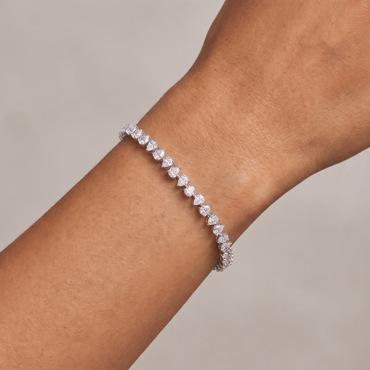 Lab Diamond Tennis Bracelet LDB161